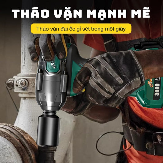 Máy Siết Bu lông TONNIFU TBS 83900 21V Không Chổi Than 900N.m Đầu Đặc 1/2 Inch 4 Tốc Độ Mở Ốc Xe Máy Ô Tô Xe Tải
