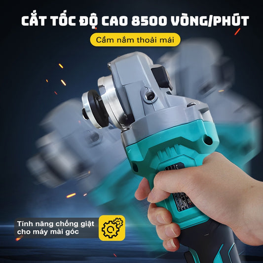 Máy Mài Góc TONNIFU TJM 83109FS Chống Lật Cổ Tay Công Suất Mạnh 900W Lõi Đồng Động Cơ Không Chổi Than